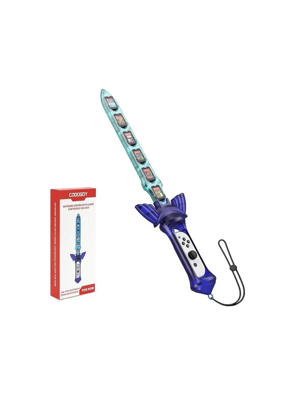 COODOGY Sword Game Cartridge Holder for Nintendo Switch Joy-Con